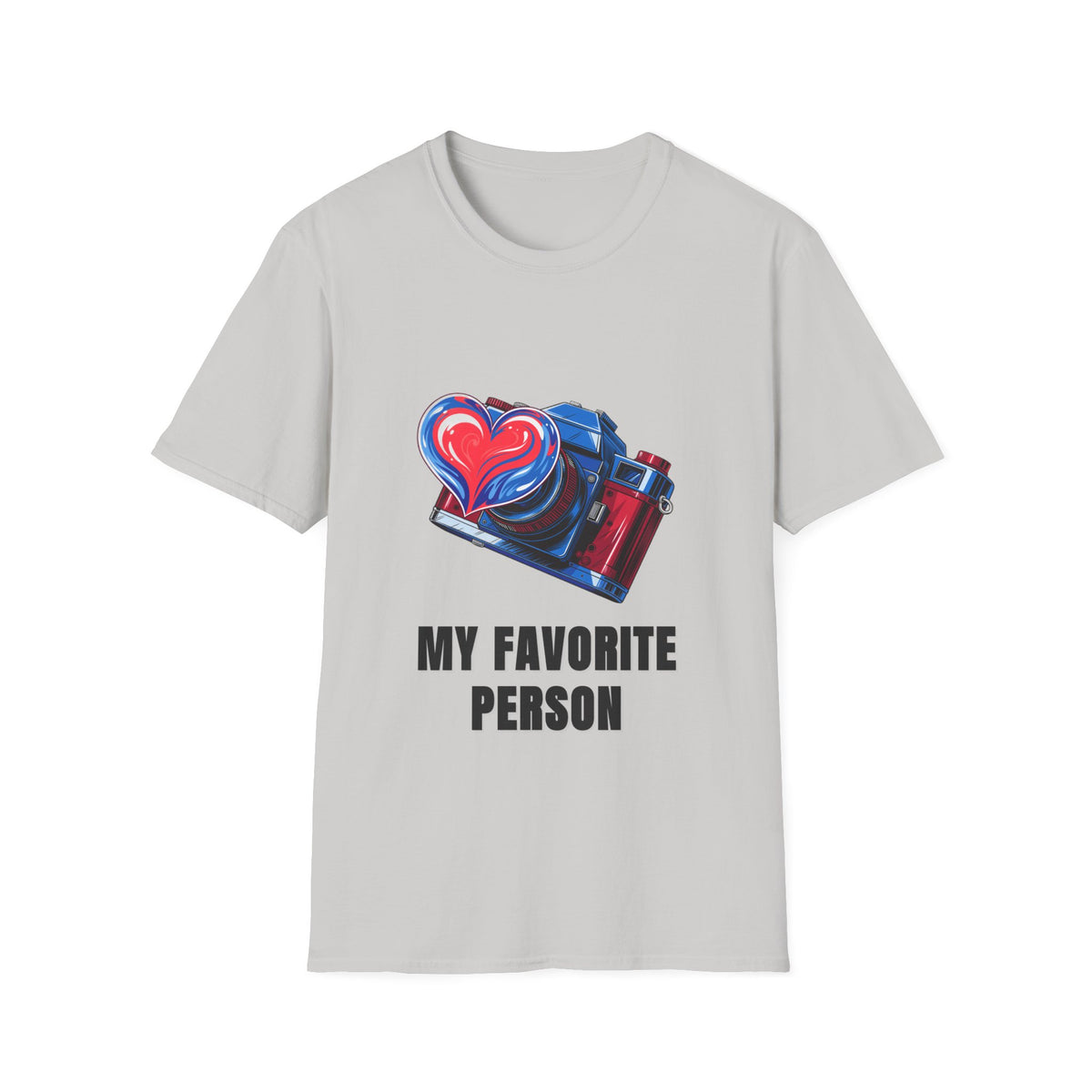 My Favorite Person Camera Heart T-Shirt — Photography Lover Graphic Tee - Trending Now - August 2026