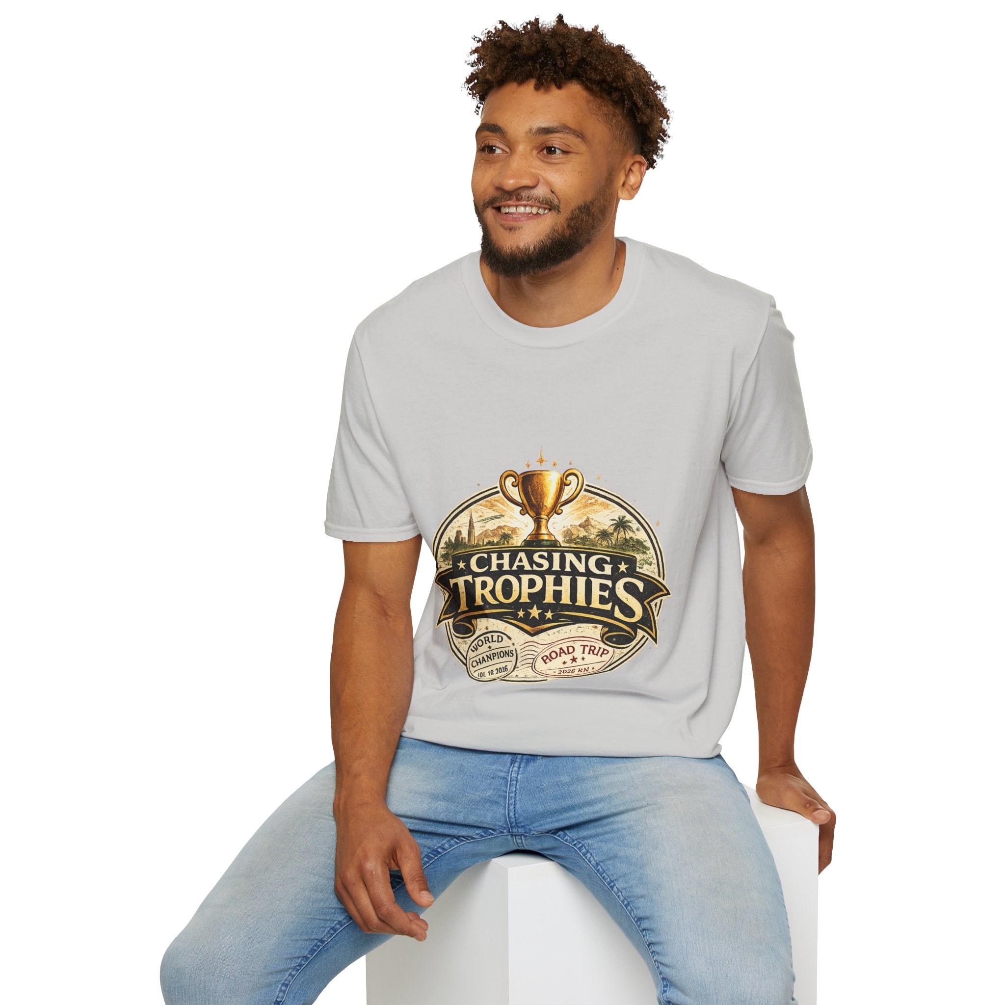T-Shirt — Chasing Trophies Vintage Trophy Graphic Tee