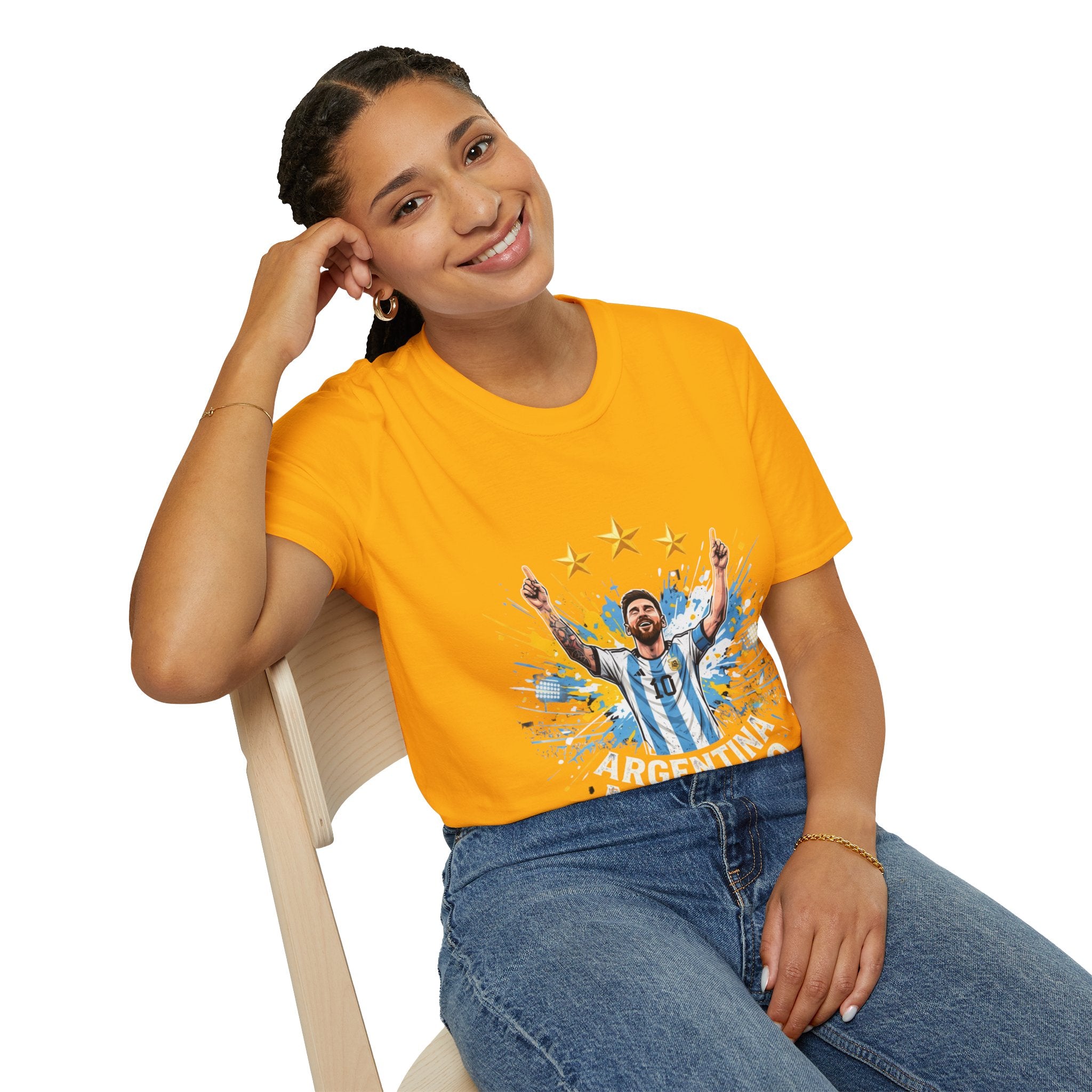 Argentina Messi  Soccer T‑Shirt — Argentina Messi 10 Fan Tee