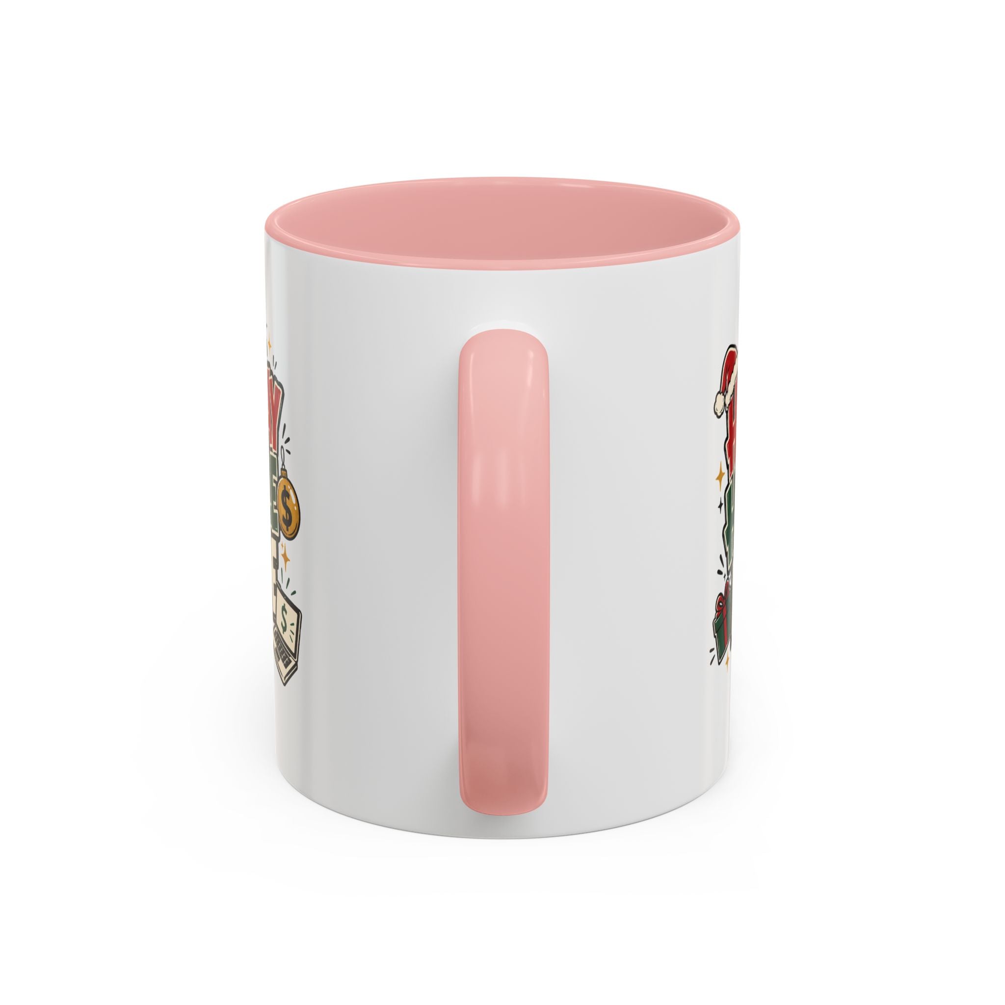 Modern Day Christmas Holiday Hustle Mode Coffee Mug — Festive Christmas Work Grind 11/15oz Accent Mug