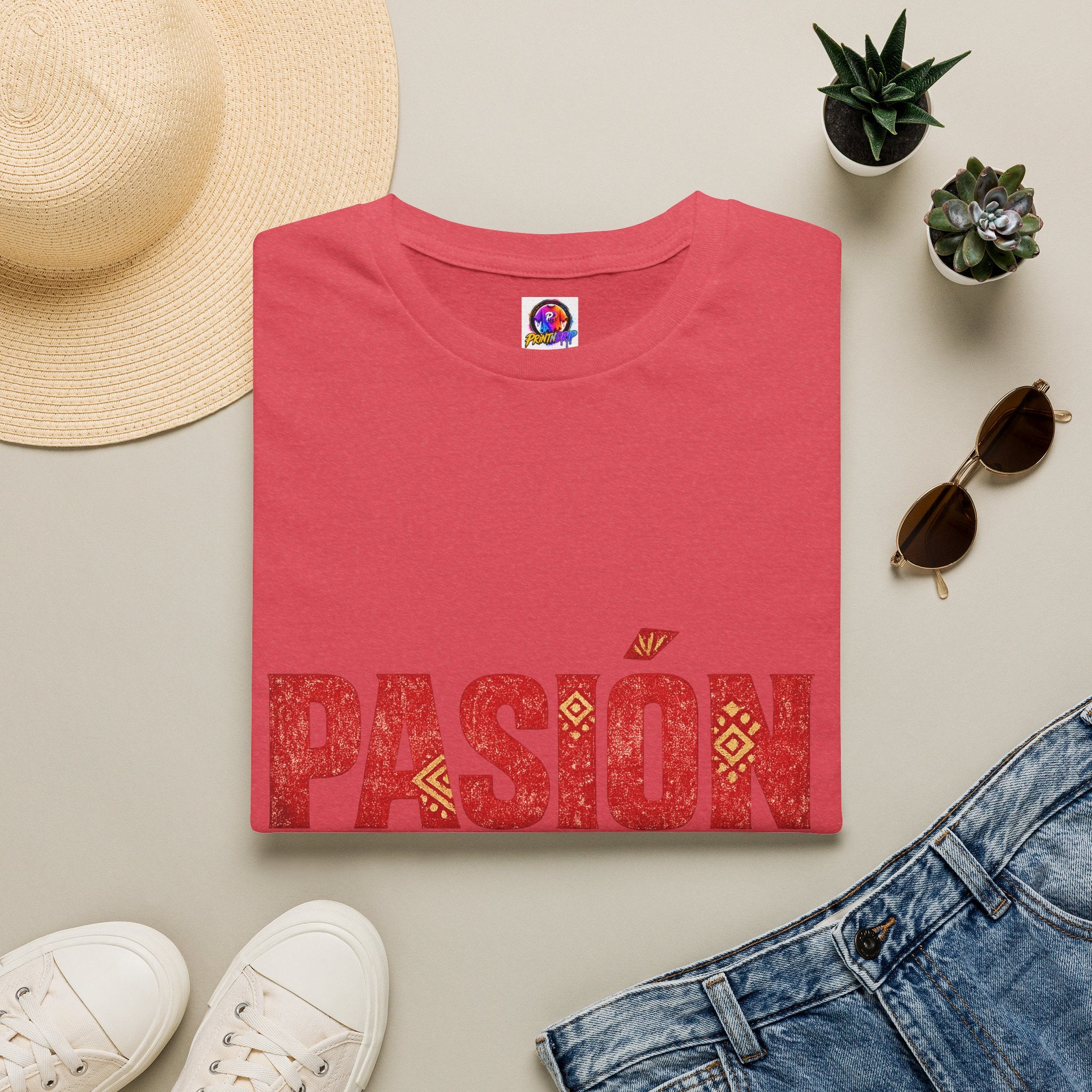Spain Pasión Roja T-Shirt — Bold Spanish Pride Graphic Tee