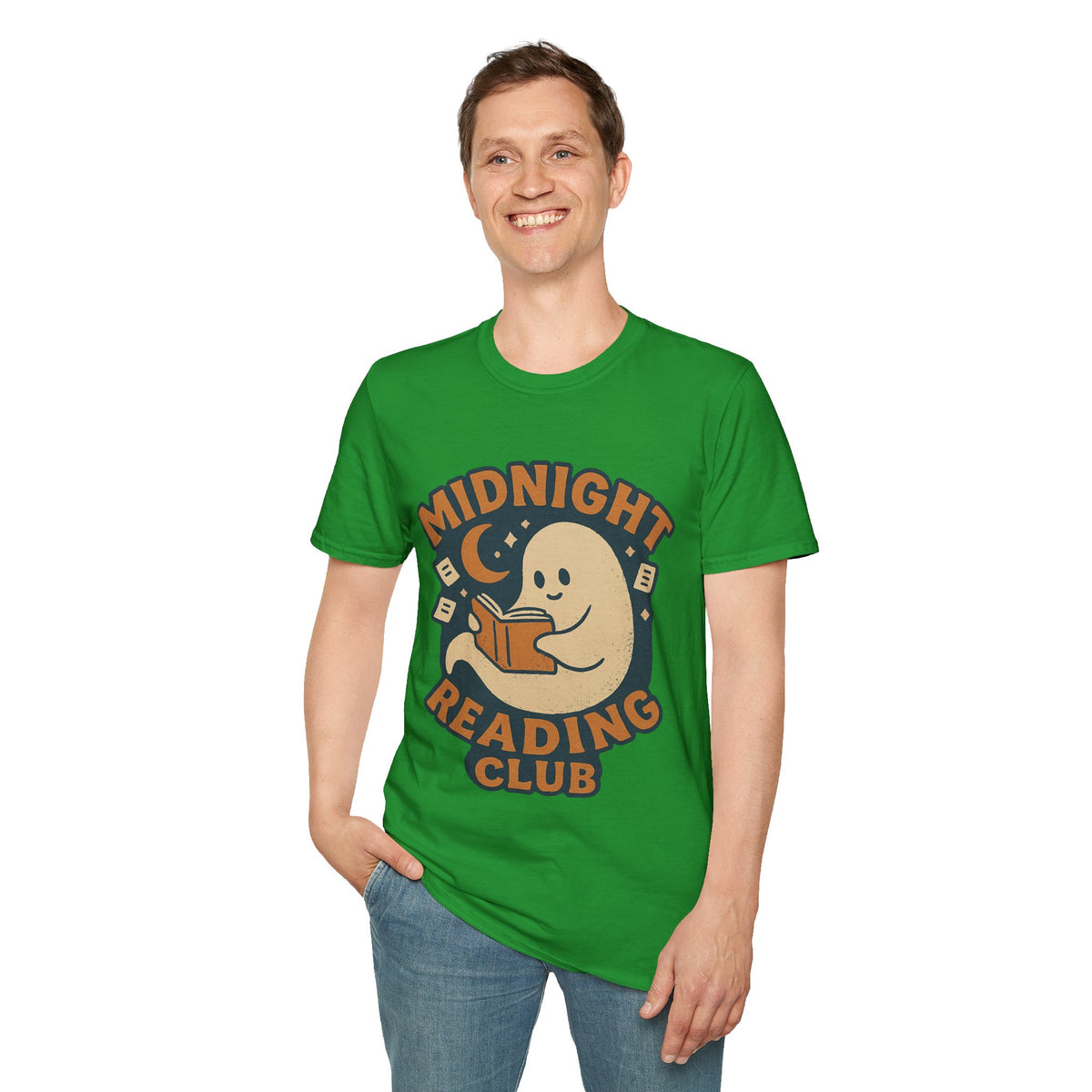 Midnight Reading Club T-Shirt — Cute Ghost Booklover Tee - Trending Now - August 2026