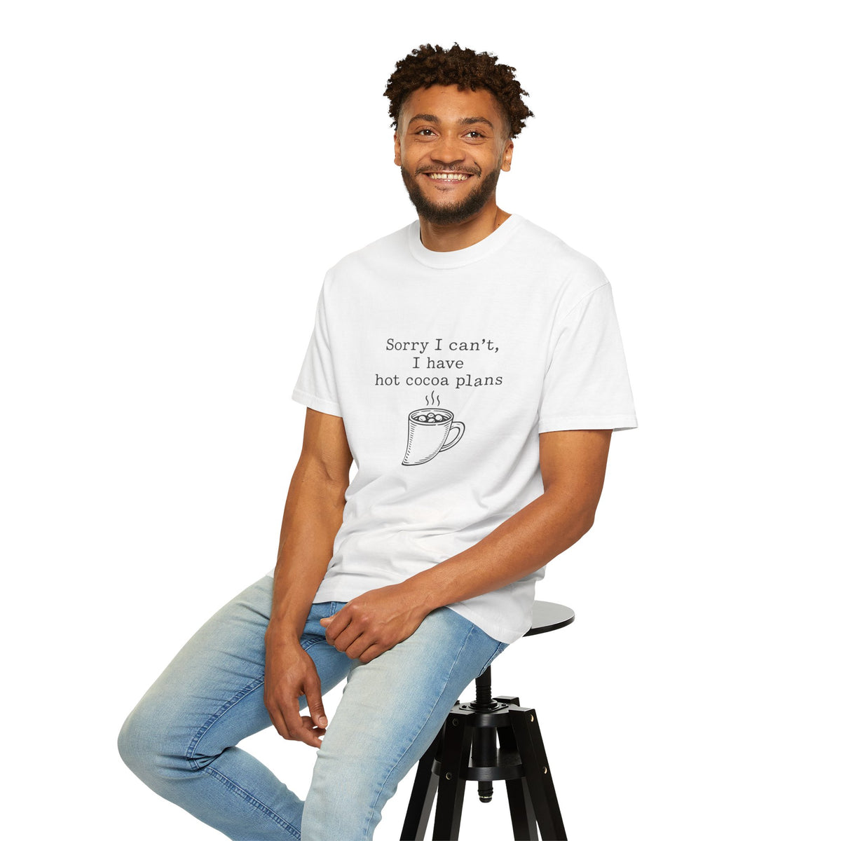 Hot Cocoa Plans T-Shirt — "Sorry I Can’t, I Have Hot Cocoa Plans" Cozy Graphic Tee - Trending Now - October 2026