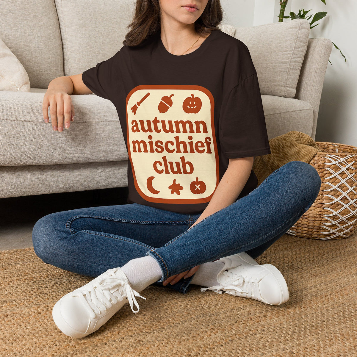 Autumn Mischief Club T-Shirt — Cozy Fall Graphic Tee - Trending Now - August 2026
