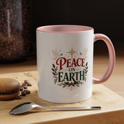 Peace on Earth Coffee Mug — Holiday Christmas Accent Mug