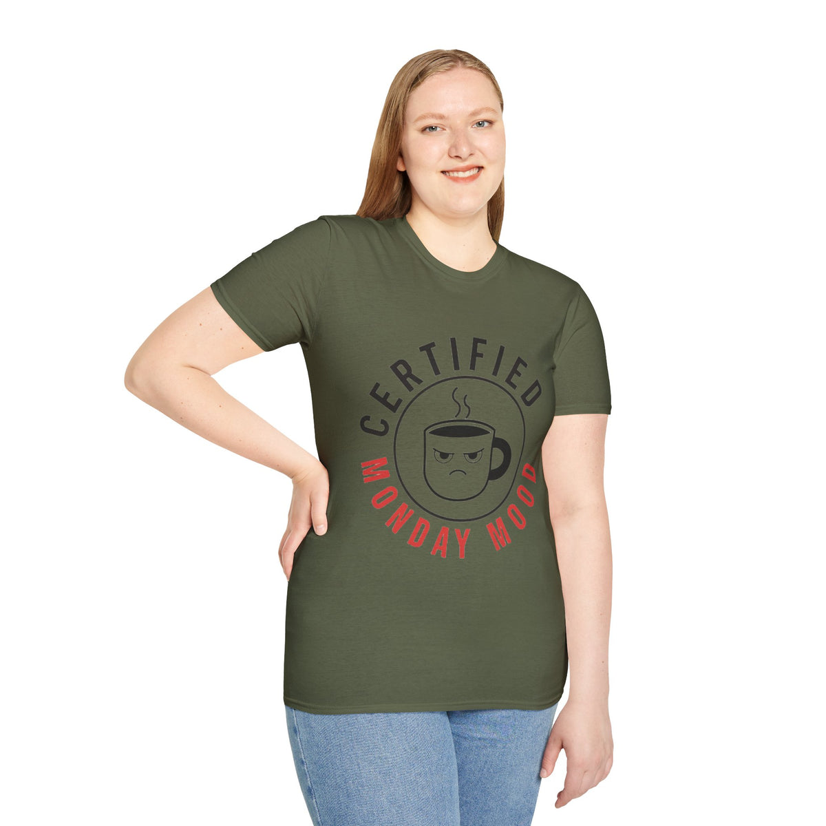 Certified Monday Mood T-Shirt — Funny Coffee Lover Tee - Trending Now - August 2026