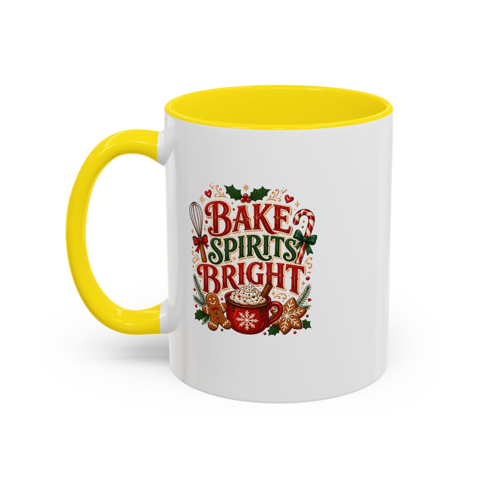 Bake Spirits Bright Coffee Mug — Christmas Baking Holiday Mug