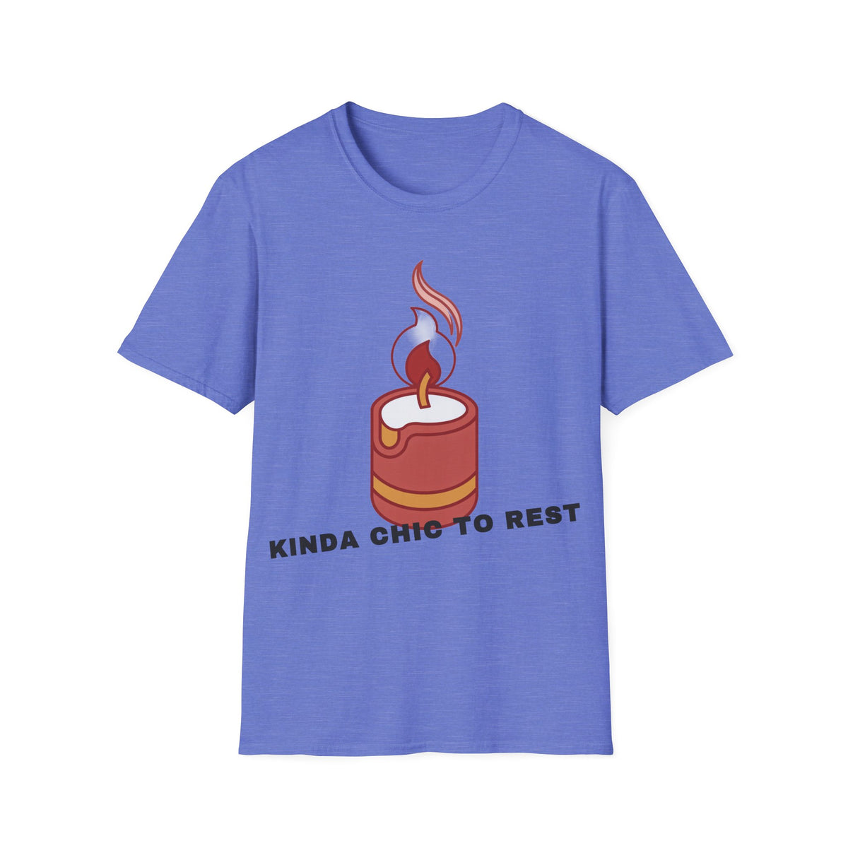 Candle Graphic T-Shirt — 'Kinda Lit' Cozy Candle Tee - Trending Now - September 2026