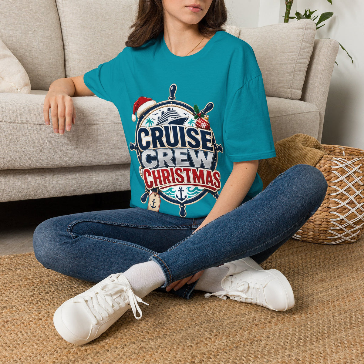 Cruise Crew Christmas T-Shirt — Holiday Cruise Vacation Tee