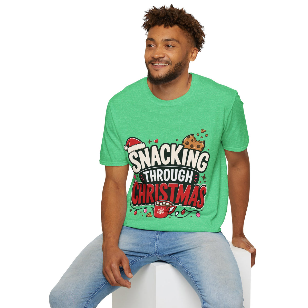 Snacking Through Christmas T-Shirt — Funny Holiday Cookie Tee