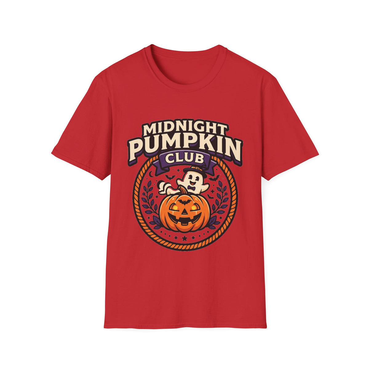 Midnight Pumpkin Club T-Shirt — Halloween Pumpkin Graphic Tee - Trending Now - August 2026