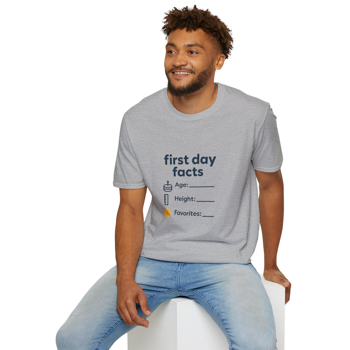 T-Shirt — "First Day Facts" Casual Graphic Tee for Students & Teachers - Trending Now - August 2026