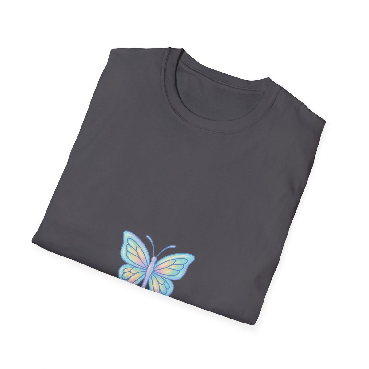 Butterfly Pastel Tee — 'Flutter & Fly' Small Chest Graphic T-Shirt - Trending Now - October 2026