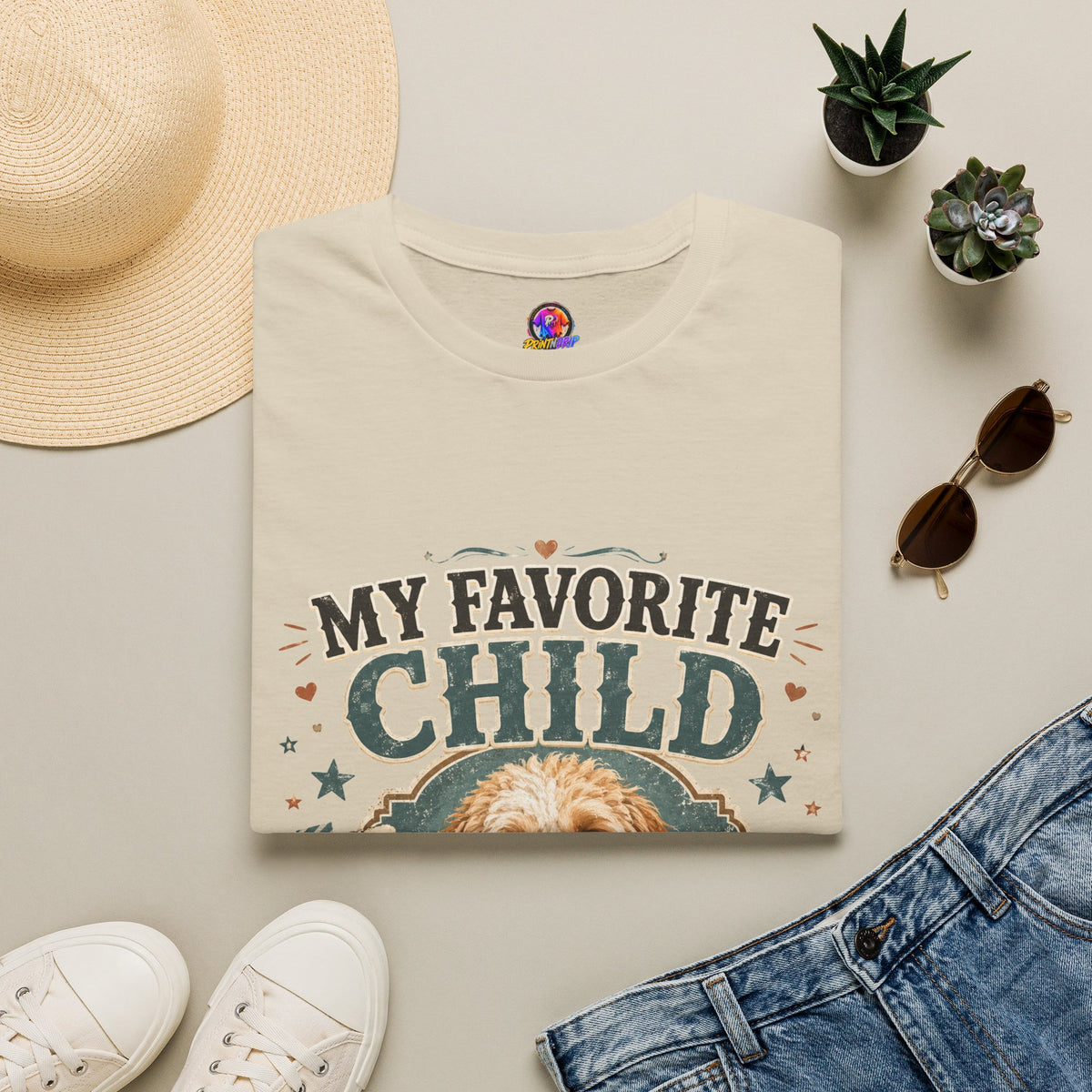 My Favorite Child Dog Mom T-Shirt