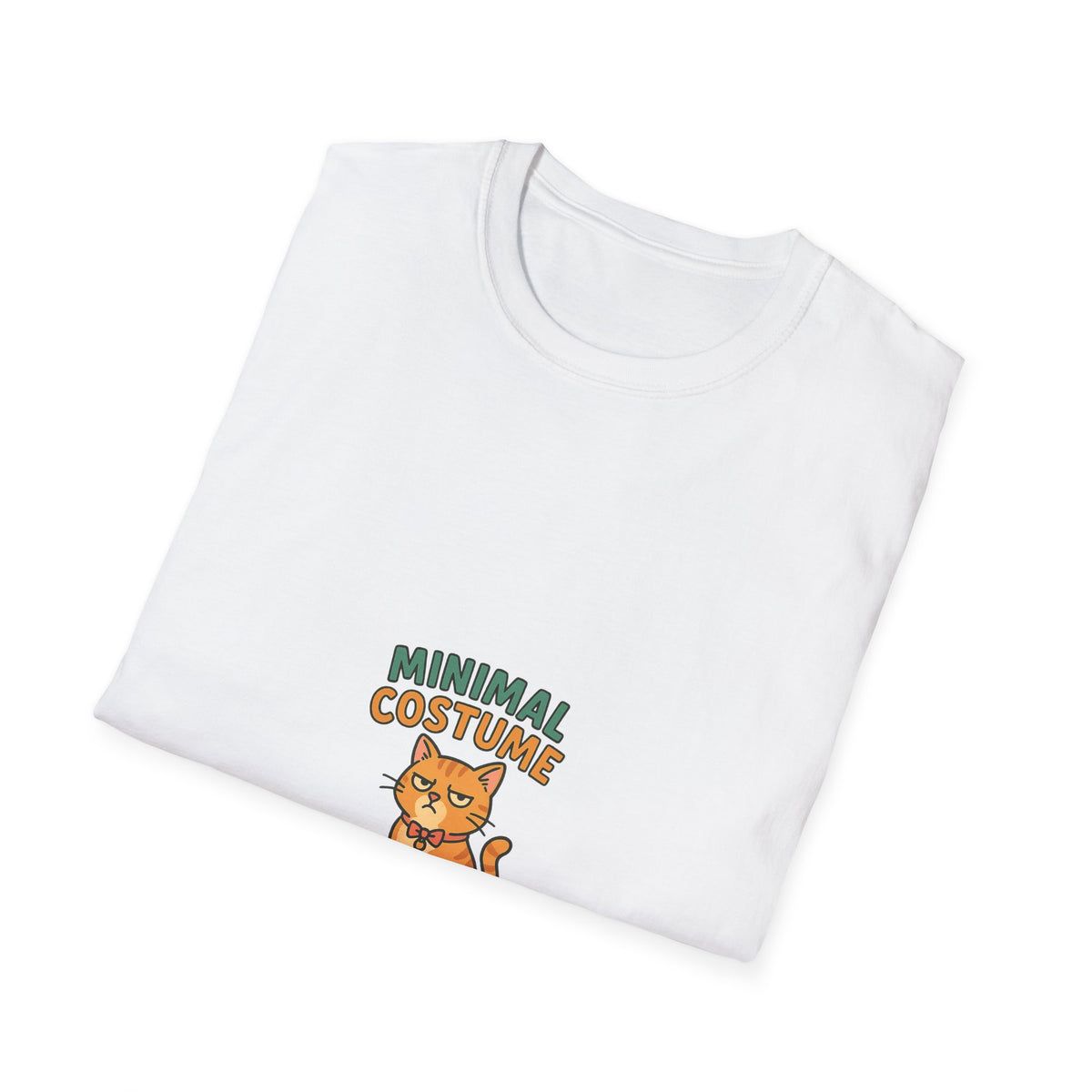 Minimal Costume Maximum Cattitude T-Shirt — Cute Halloween Cat Tee - Trending Now - October 2026