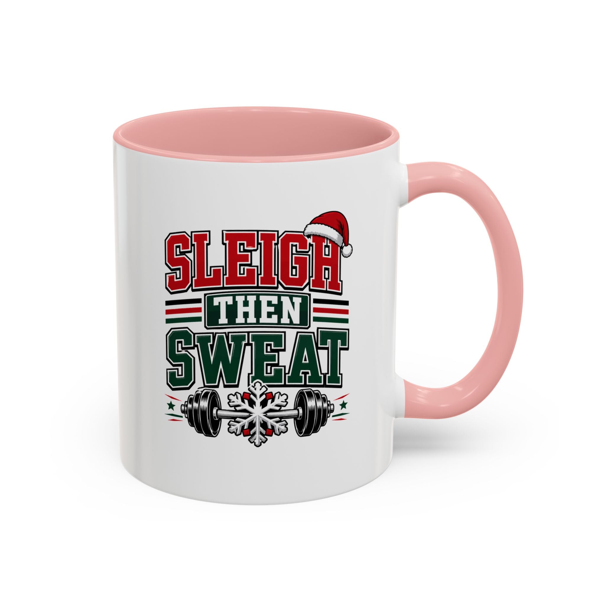 Modern Day Christmas Sleigh Then Sweat Coffee Mug