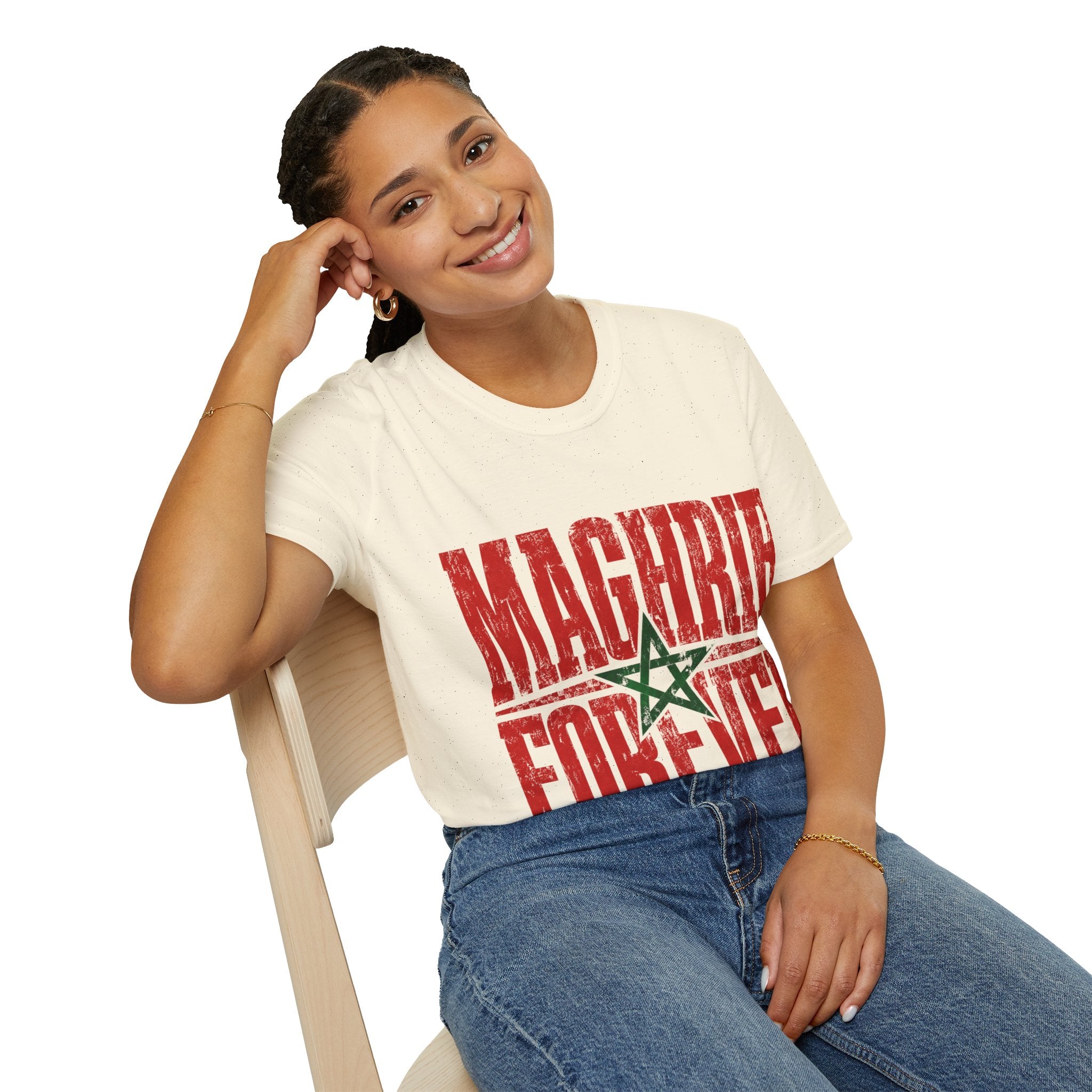 Morocco T-Shirt — Maghrib Forever Moroccan Flag Graphic Tee