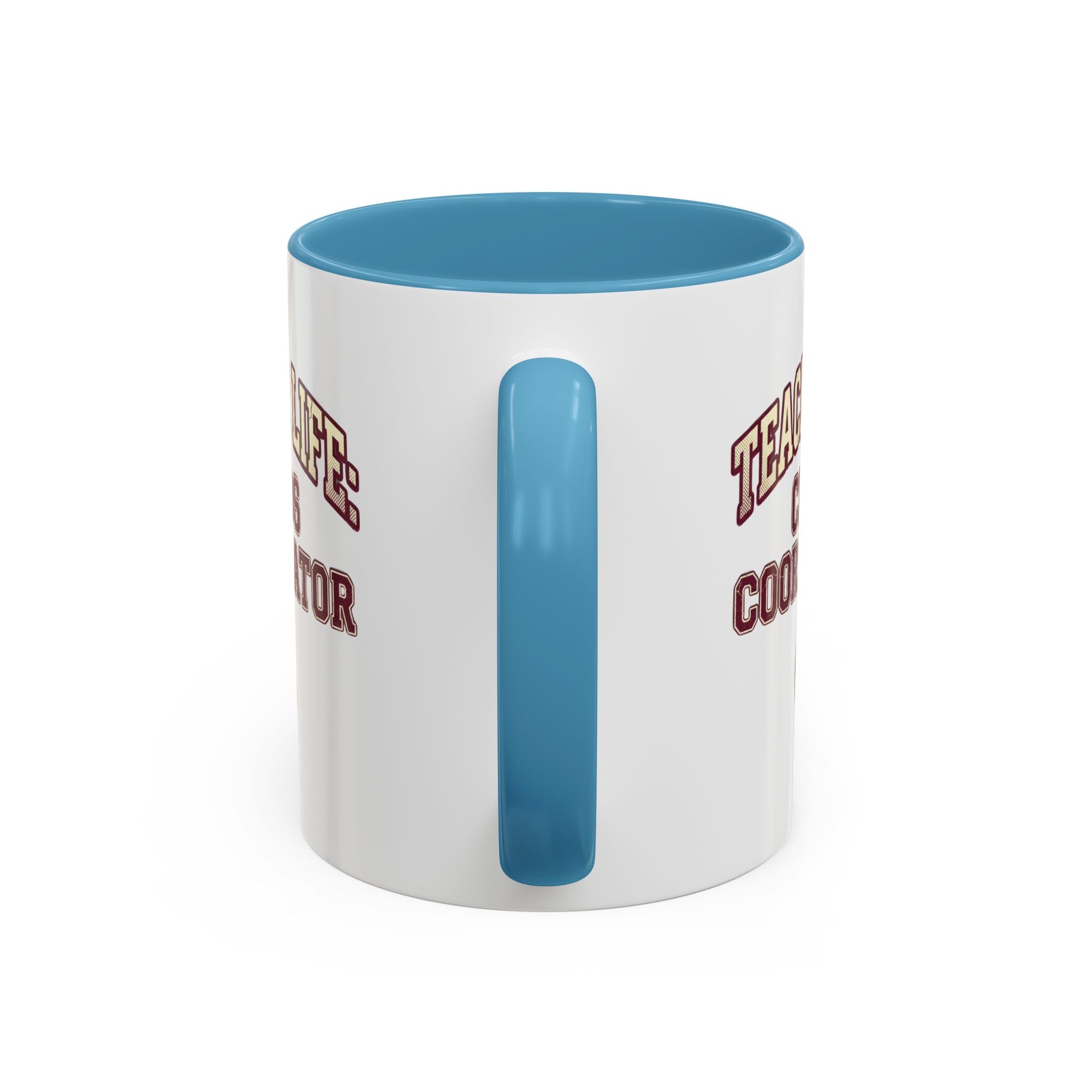 Funny Teacher Life Chaos Coordinator Coffee Mug — Accent Mug