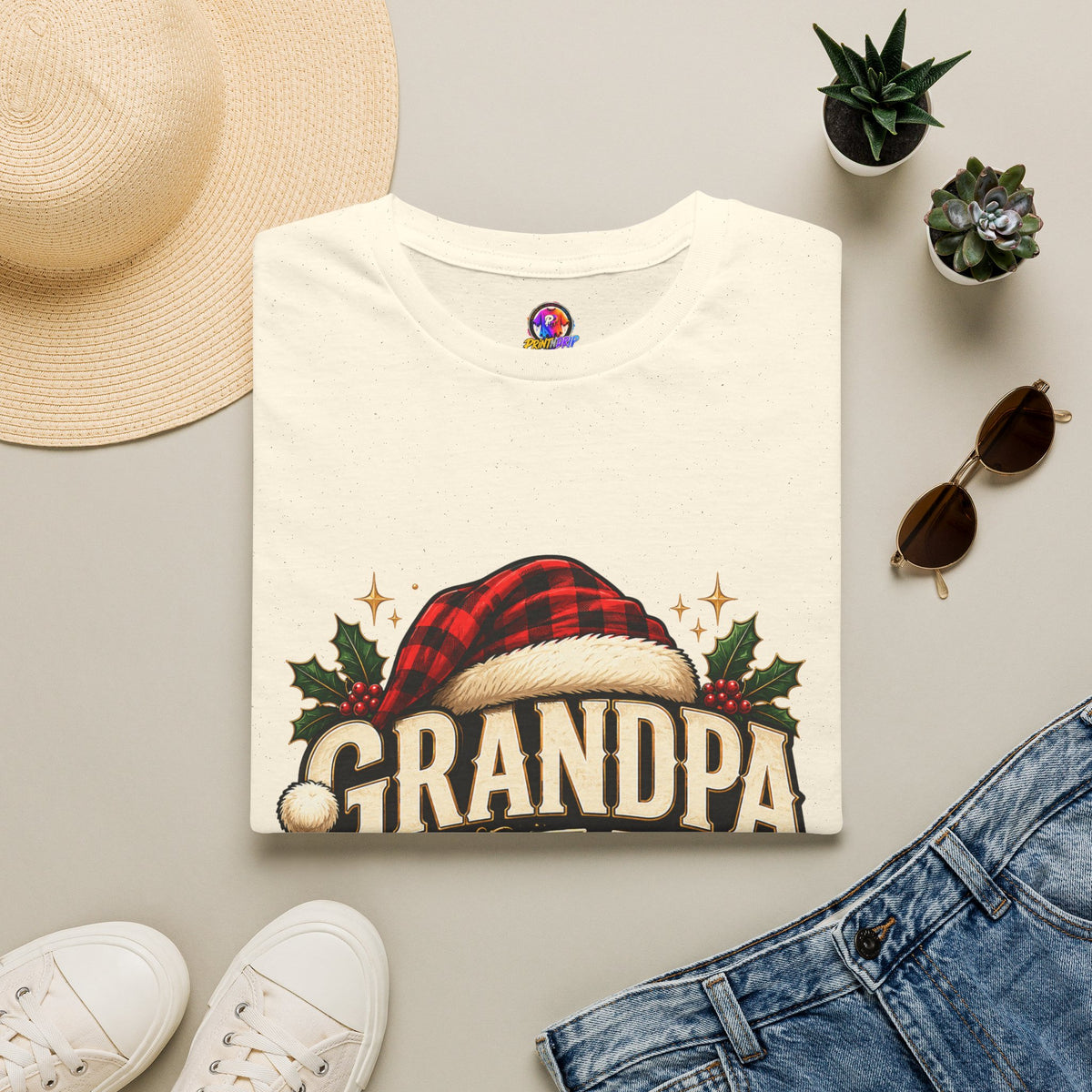 Christmas Grandpa Clause Unisex Softstyle T-Shirt