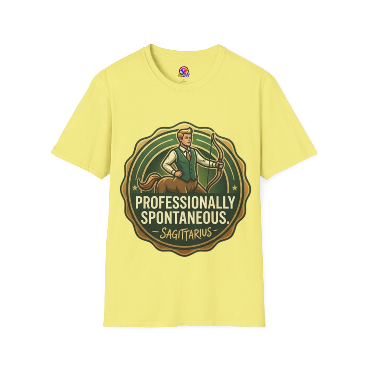 Sagittarius Archer T‑Shirt — "Professionally Spontaneous" Zodiac Tee