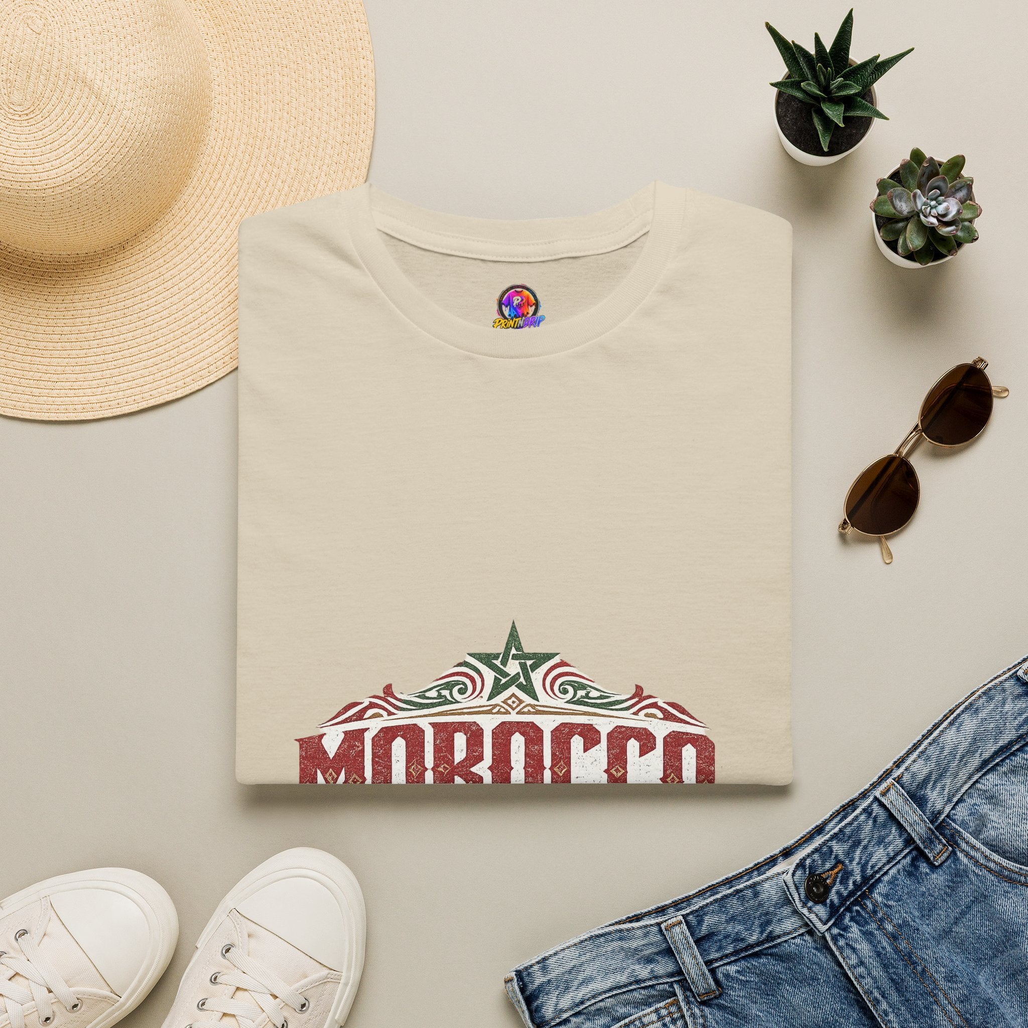 Morocco Vintage Graphic T-Shirt — Retro Travel Tee