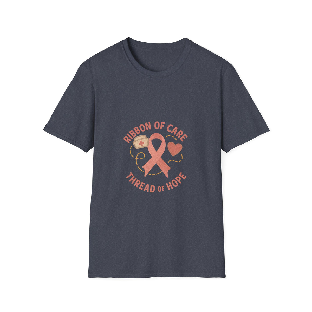 Breast Cancer Awareness T-Shirt – Ribbon of Care, Thread of Hope Graphic - Trending Now - October 2026