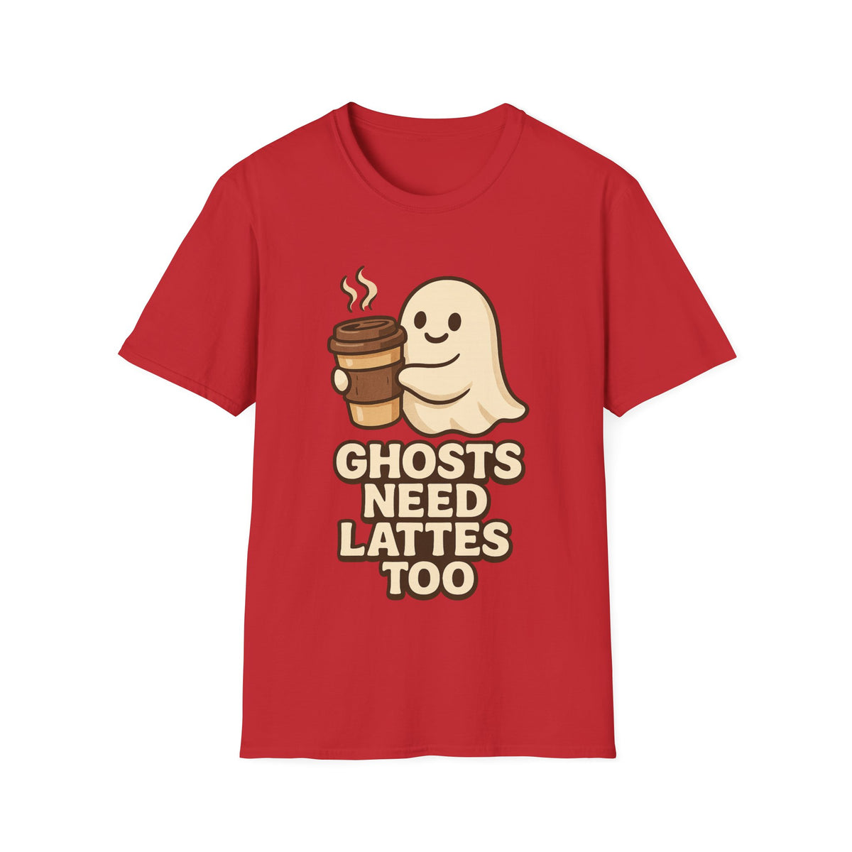 Ghosts Need Lattes Too T-Shirt - Trending Now - August 2026