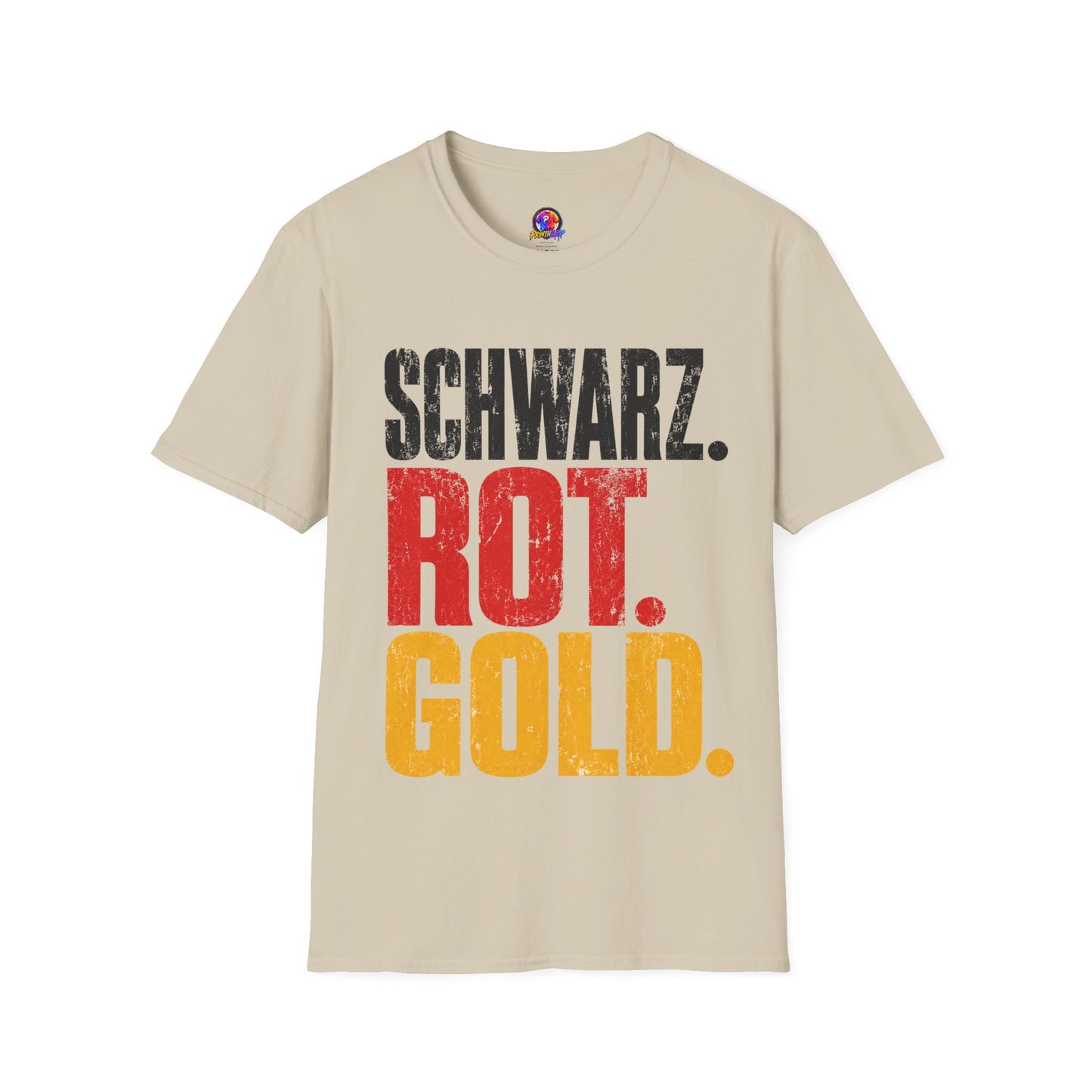 Germany Schwarz Rot Gold T-Shirt — German Flag Pride Graphic Tee