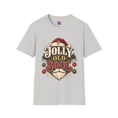 Jolly Old Soul T-Shirt — Vintage Santa Holiday Graphic Tee