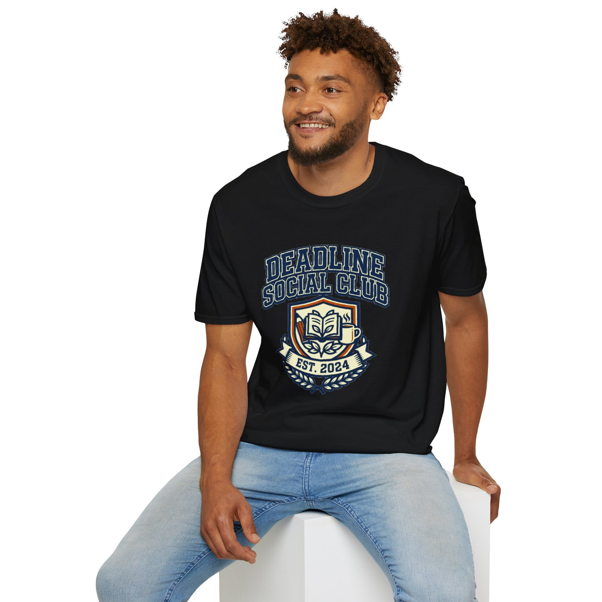 Deadline Social Club T-Shirt — Retro Collegiate Badge Tee - Trending Now - August 2026