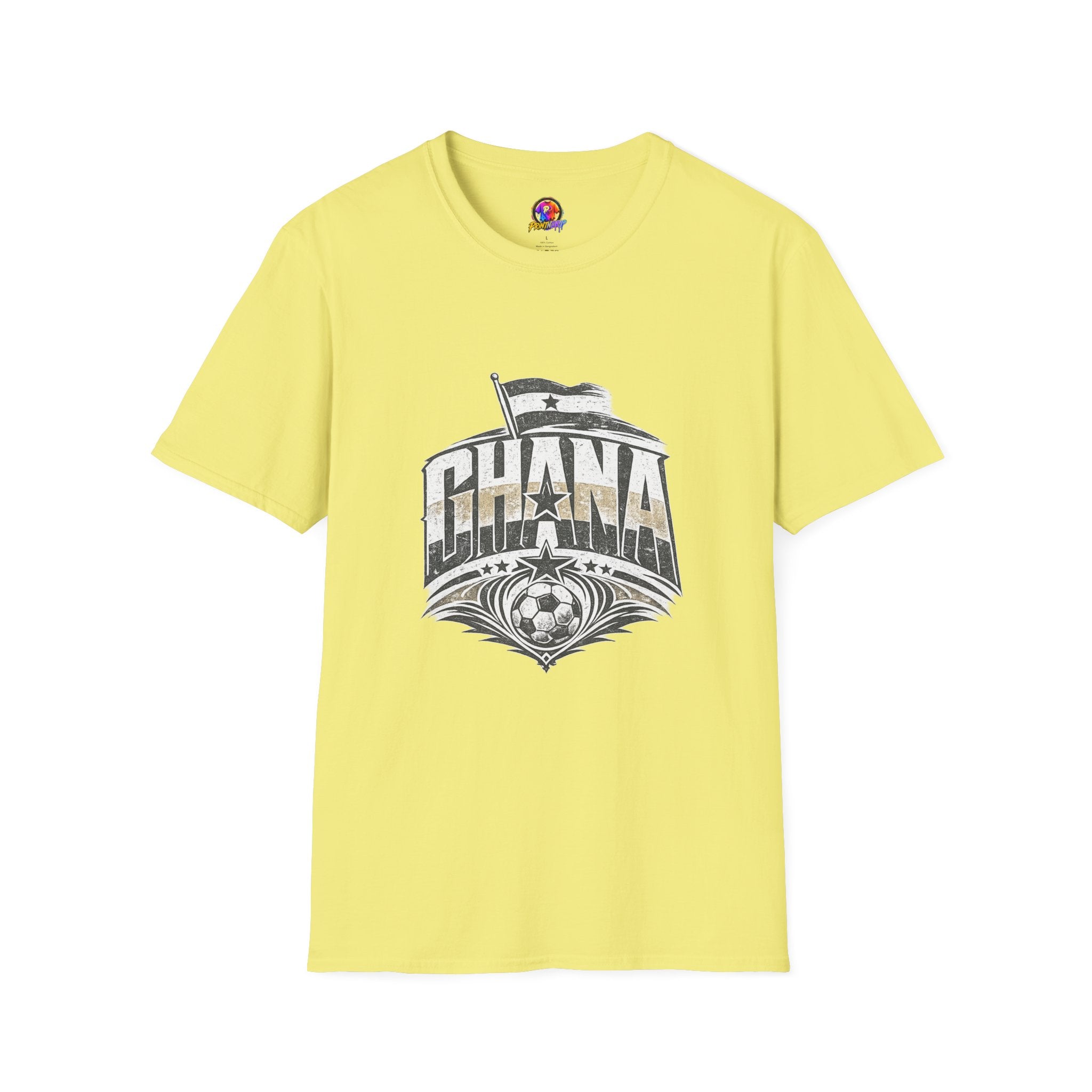 Ghana Vintage Flag T-Shirt — Retro Ghana Pride Graphic Tee