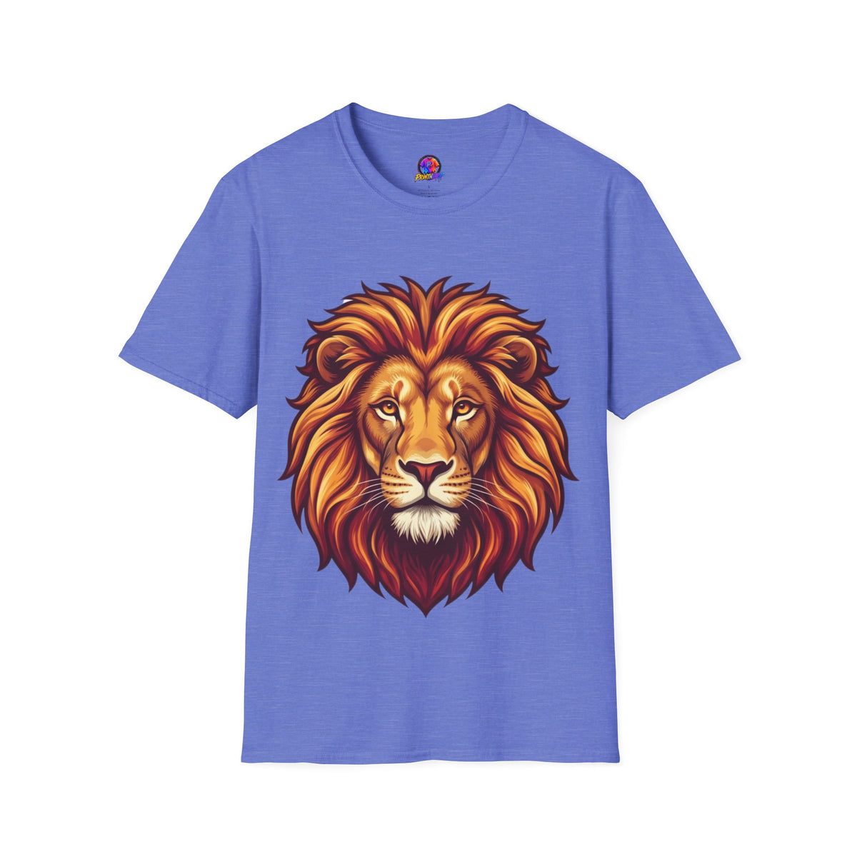 Leo Zodiac Lion Face T-Shirt — Majestic Lion Head Graphic Tee