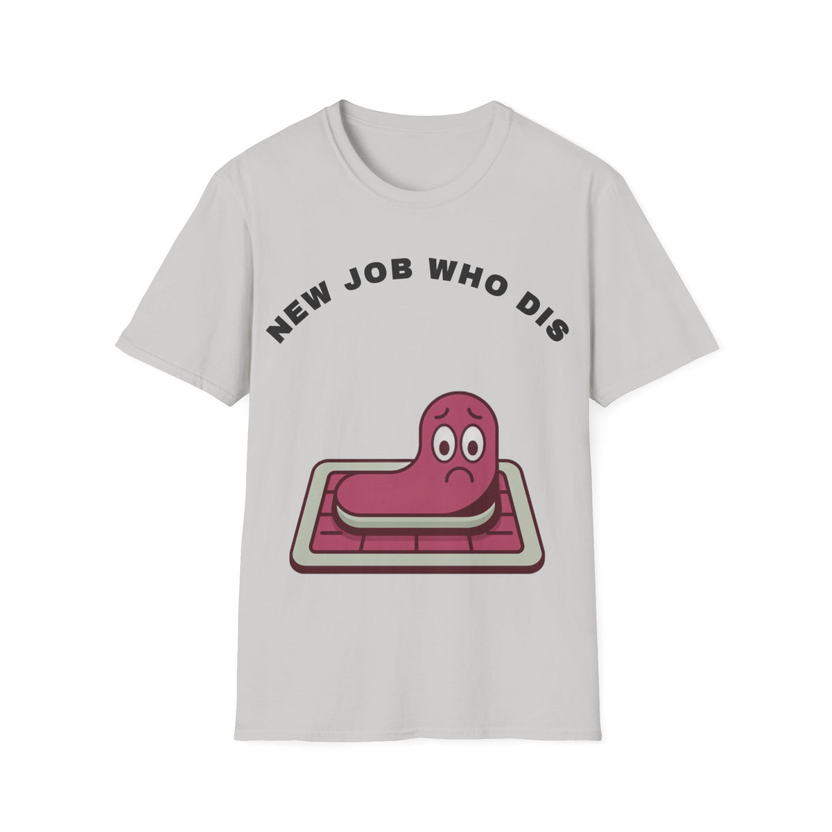 T-Shirt — "New Job Who Dis" Funny Office Cake Graphic Tee - Trending Now - September 2026