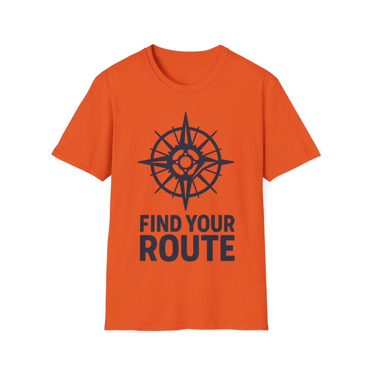 "Find Your Route" Compass Graphic Tee | Minimalist Adventure Travel T-Shirt - Trending Now - September 2026