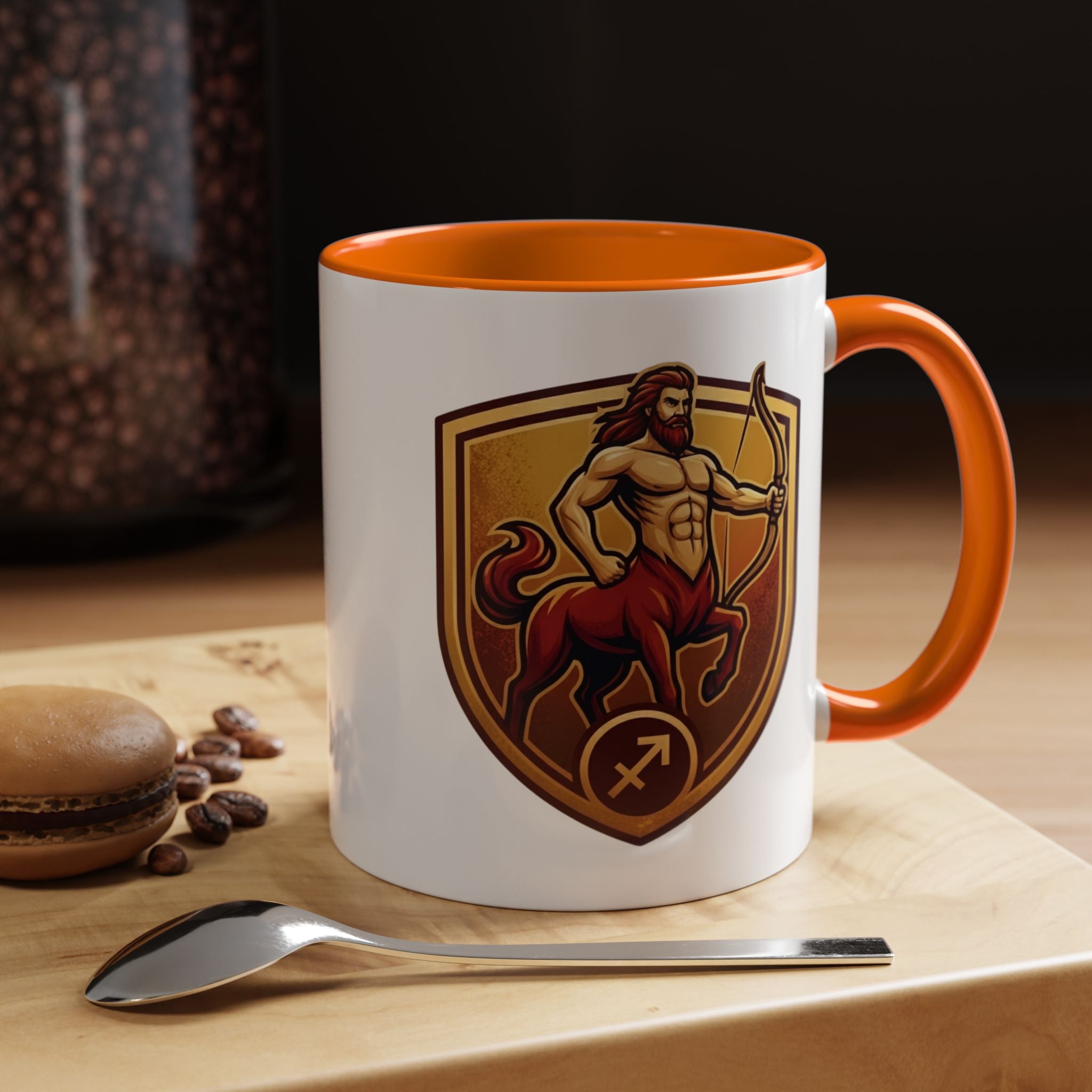Sagittarius Centaur Coffee Mug — Zodiac Archer Accent Mug (11/15oz)