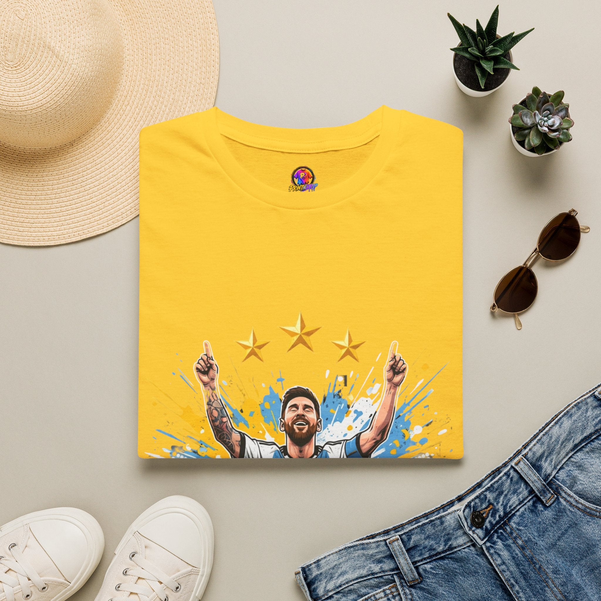 Argentina Messi  Soccer T‑Shirt — Argentina Messi 10 Fan Tee