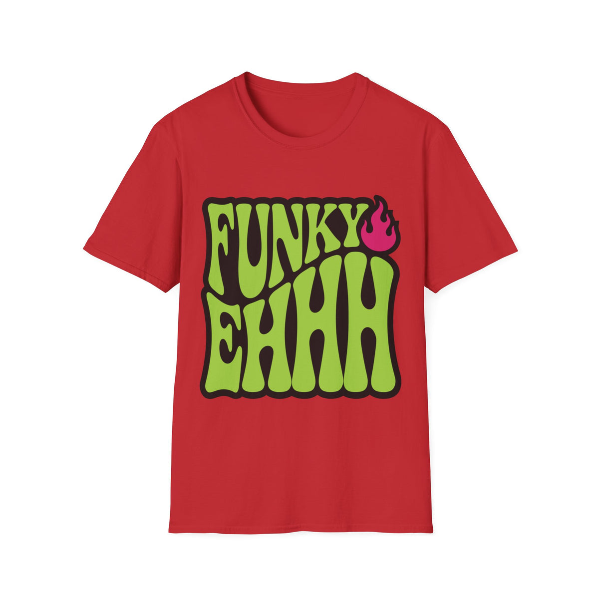 Funky Chili T-Shirt — Retro Psychedelic Green Flame Graphic Tee - Trending Now - August 2026