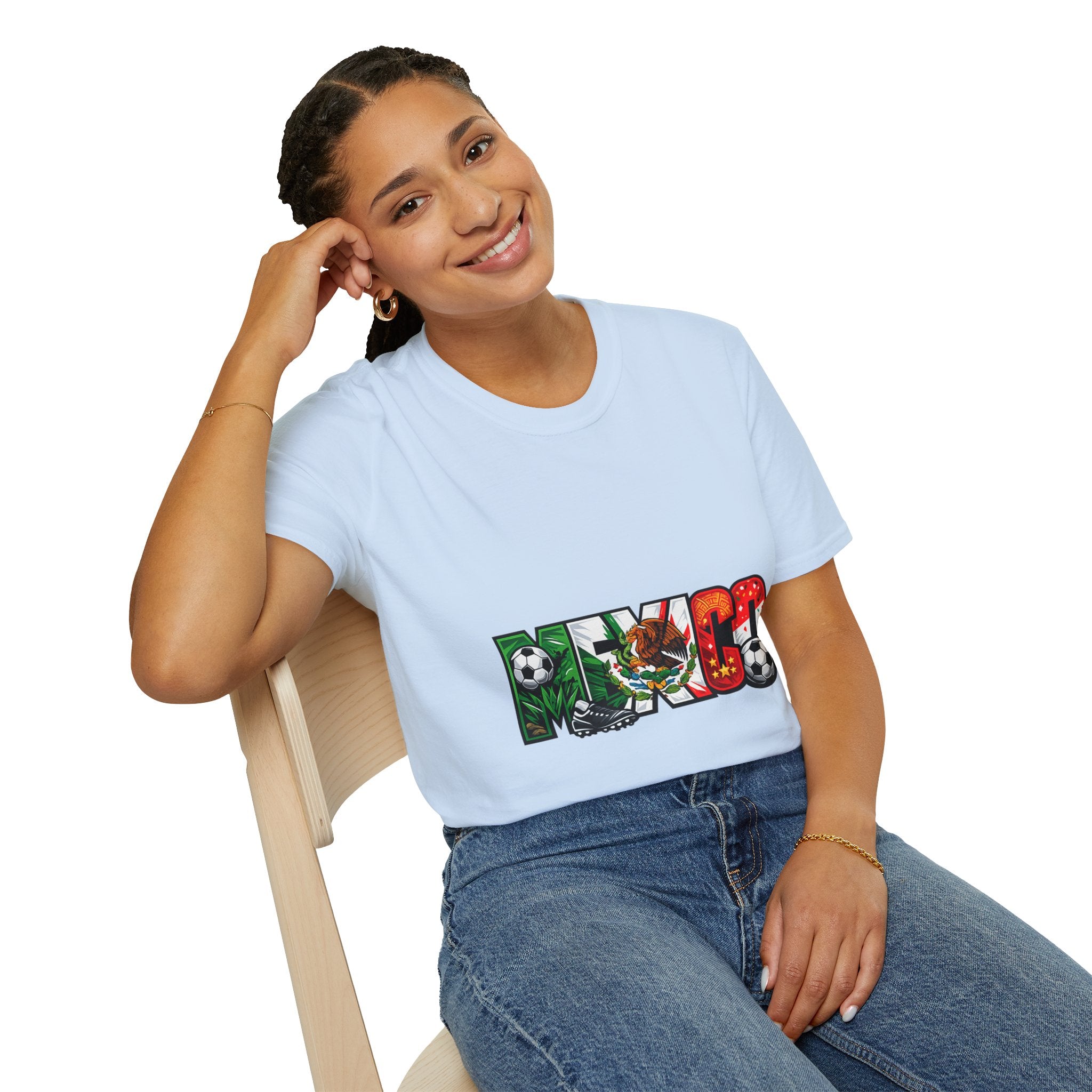 Mexico Soccer T-Shirt — Mexican Flag Football Pride Tee