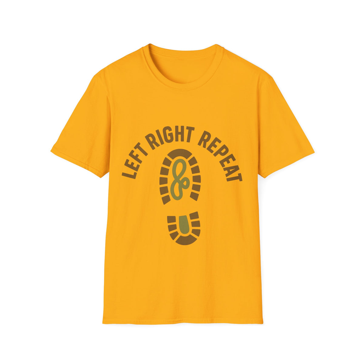 Left Right Ready Bootprint T-Shirt - Trending Now - September 2026