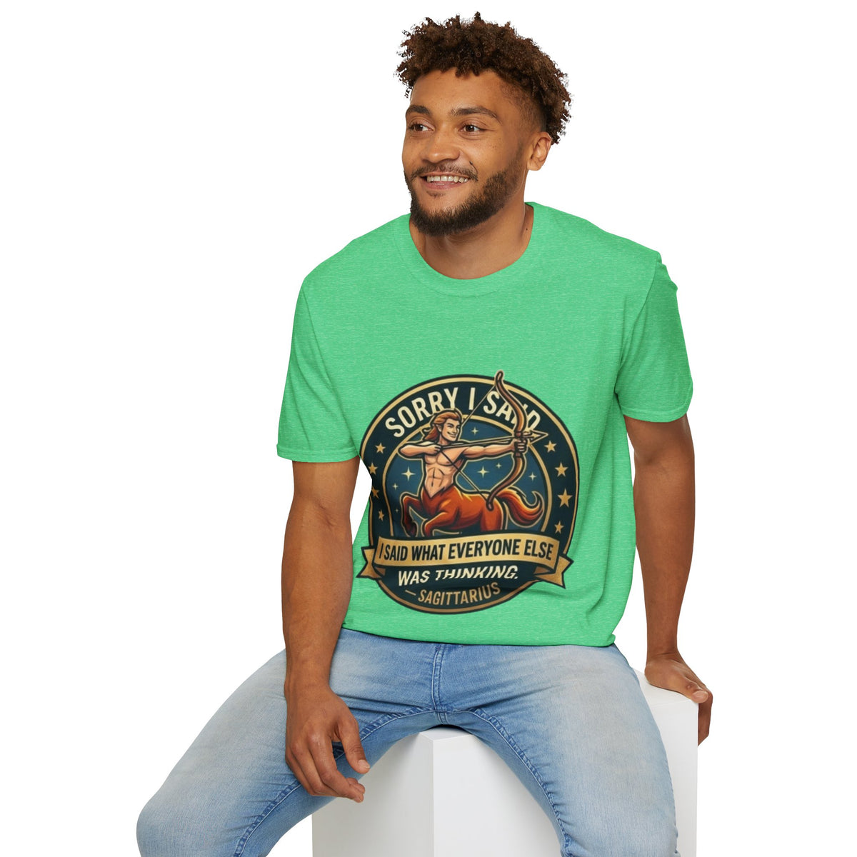 Sagittarius T-Shirt "Sorry I Said What Everyone Else Was Thinking" – Zodiac Archer Graphic Tee