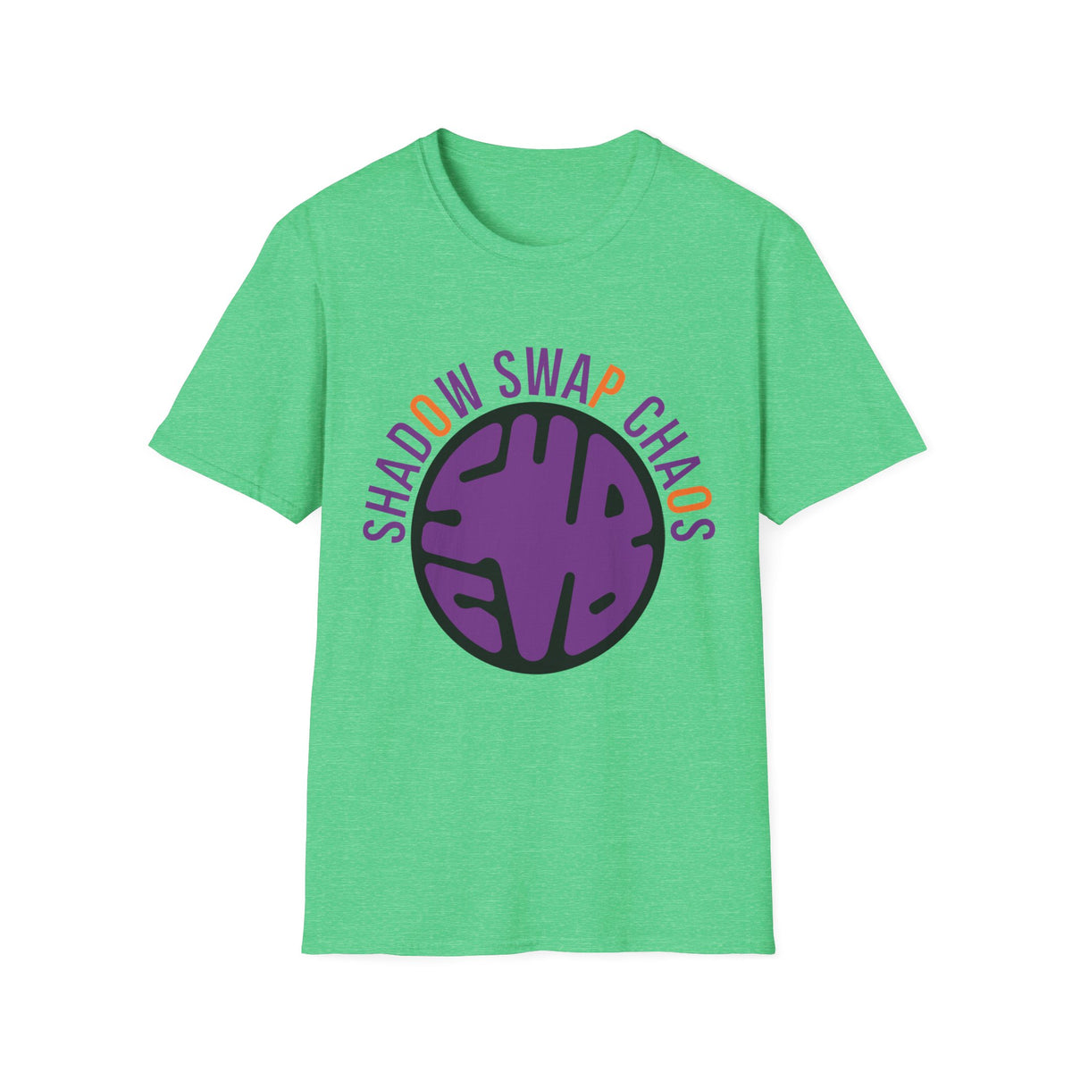 T-Shirt — "Shadow Swap Chaos" Purple Brain Graphic Tee - Trending Now - August 2026