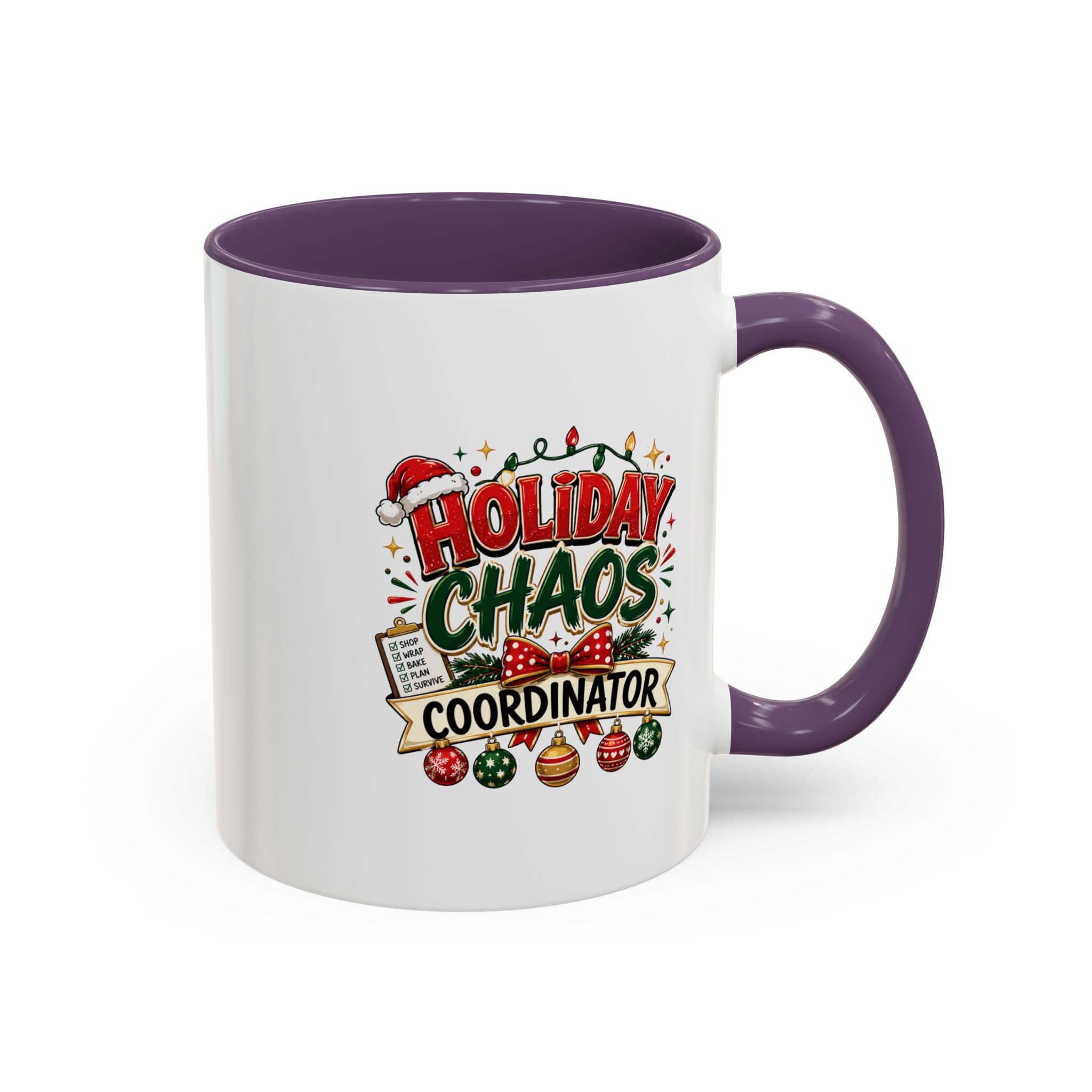 Accent Coffee Mug Holiday Chaos Coordinator