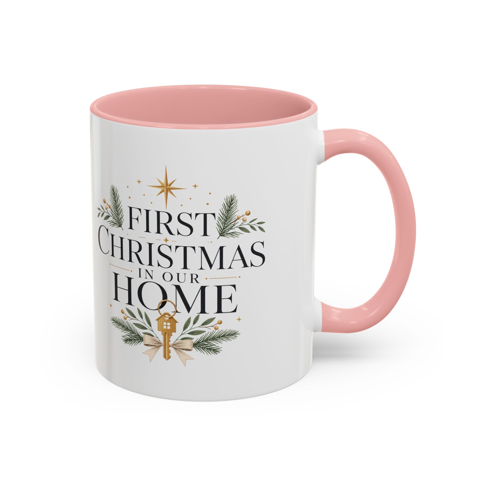 Christmas First Christmas in Our Home Accent Coffee Mug – Holiday Keepsake