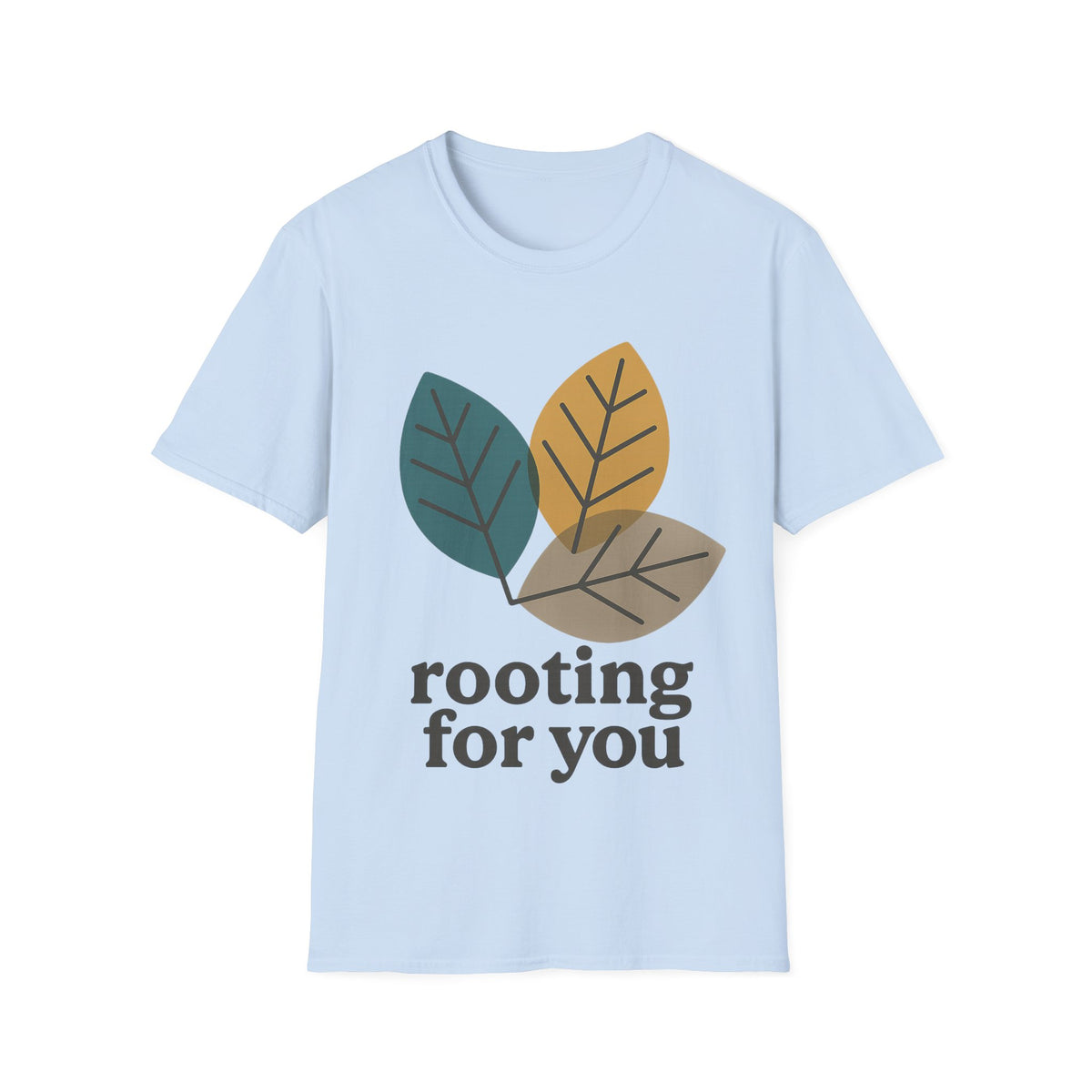 Leaf Trio T-Shirt — 'Rooting for You' Botanical Graphic Tee - Trending Now - September 2026