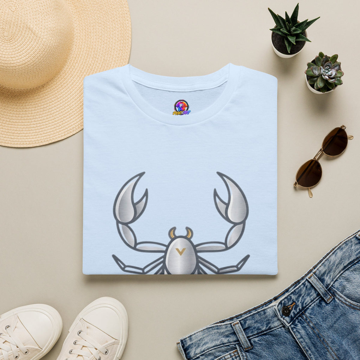 Scorpio Scorpion T-Shirt — Zodiac Graphic Tee for Scorpio Season