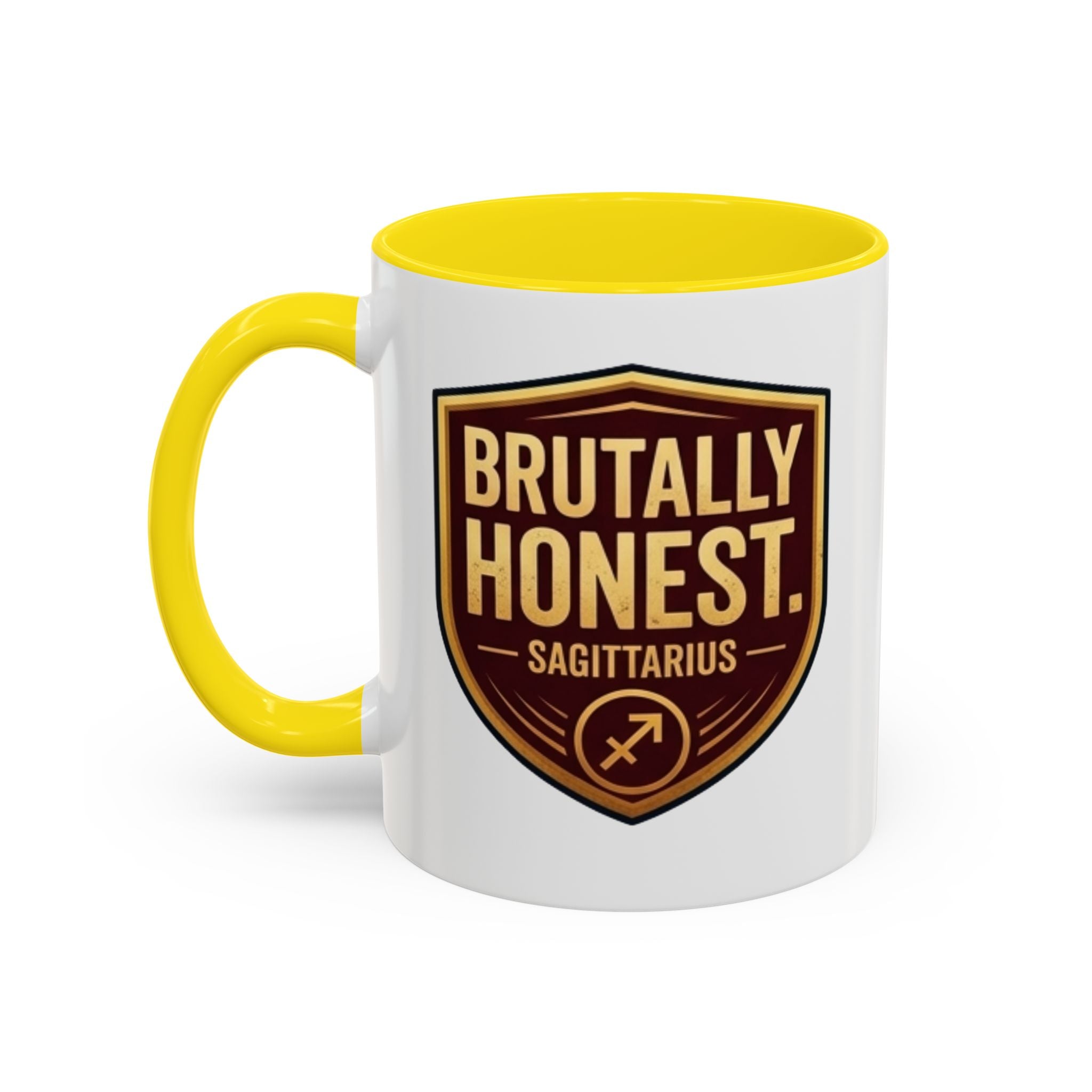 Sagittarius Coffee Mug - "Brutally Honest" Zodiac Accent Mug (11/15oz)