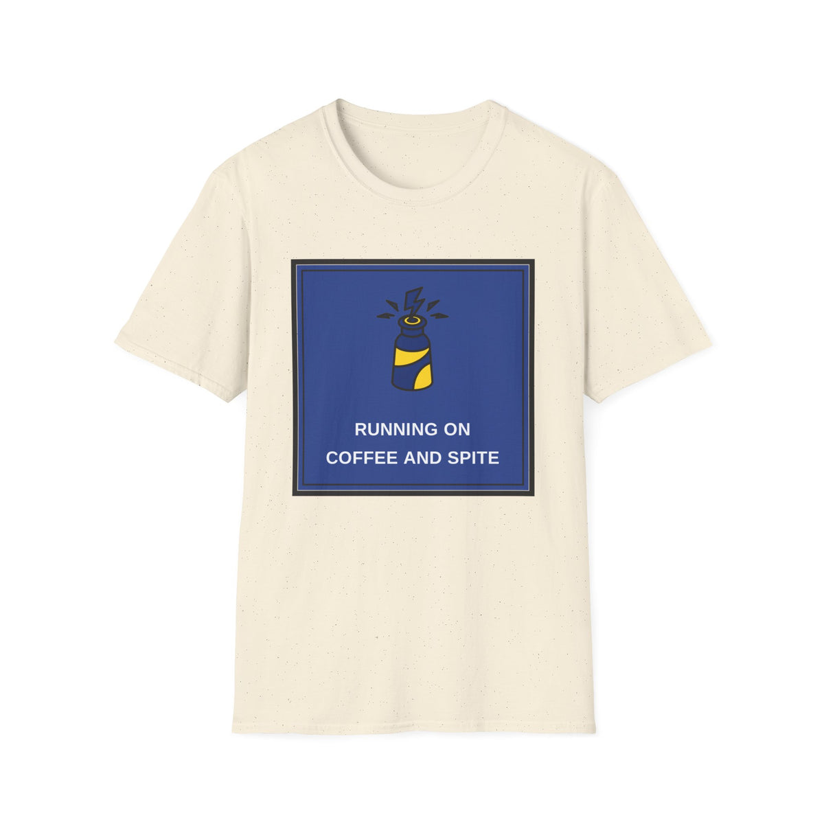 T-Shirt — Running on Coffee and Spite Graphic Tee - Trending Now - August 2026