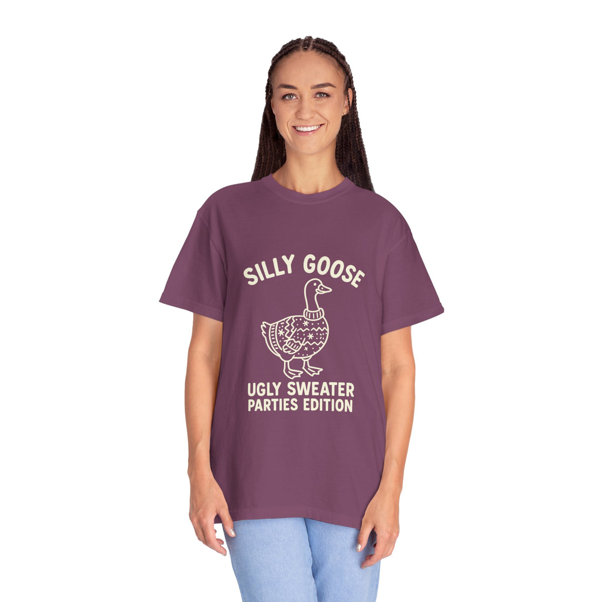 Silly Goose Ugly Sweater Parties Edition T-Shirt - Trending Now - October 2026
