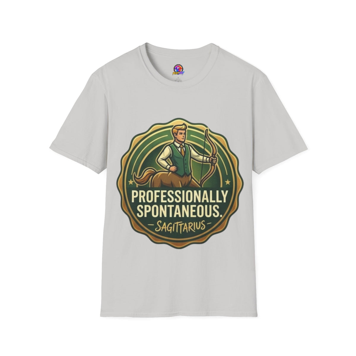 Sagittarius Archer T‑Shirt — "Professionally Spontaneous" Zodiac Tee