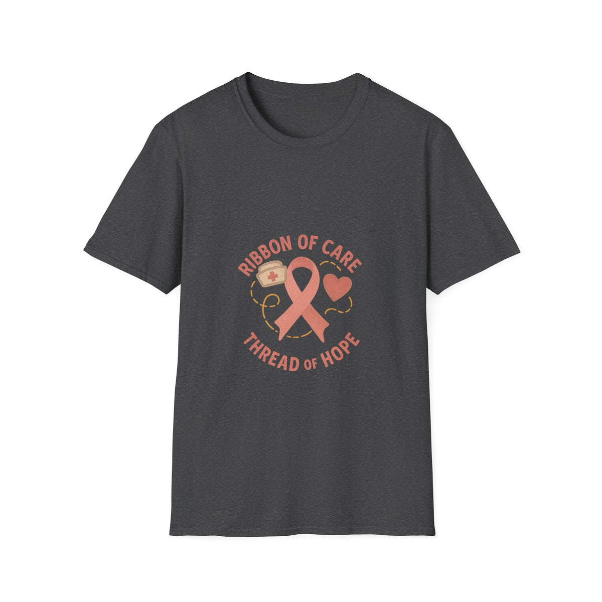 Breast Cancer Awareness T-Shirt – Ribbon of Care, Thread of Hope Graphic - Trending Now - October 2026